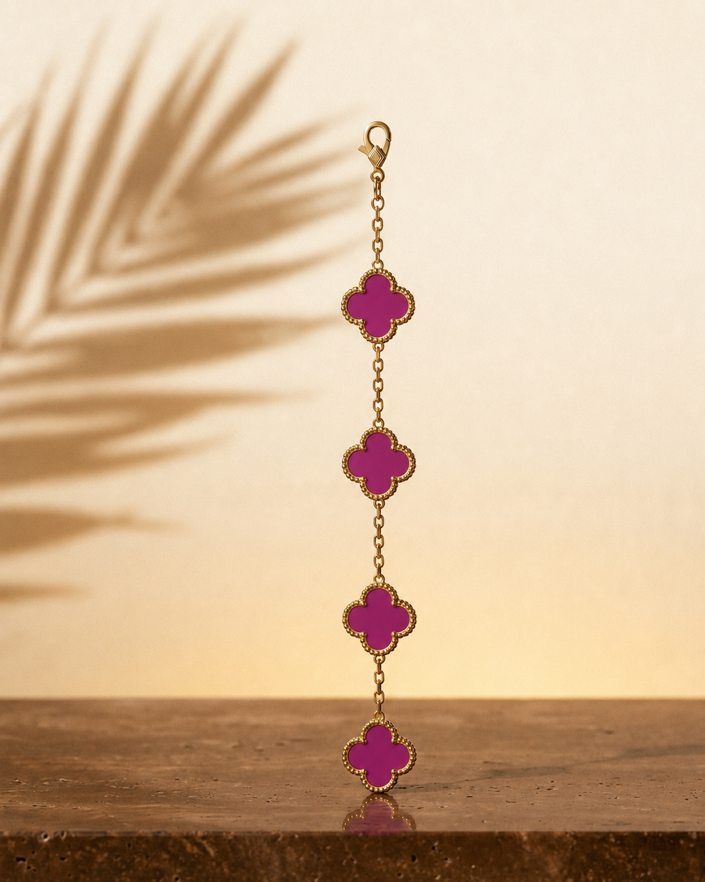 Bracelet Trèfle dore