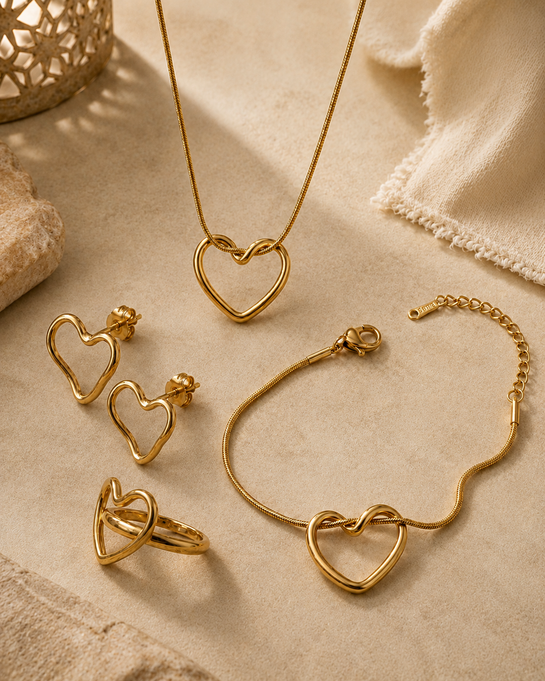 Pack Coeur - Parure Bijoux Élégante