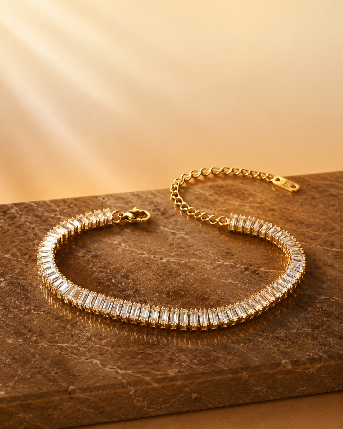 Bracelet Cristaux Baguette