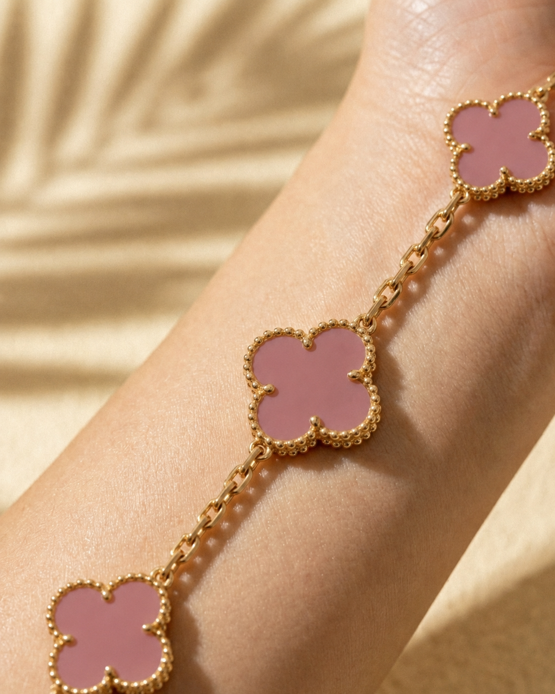 Bracelet Trèfle dore