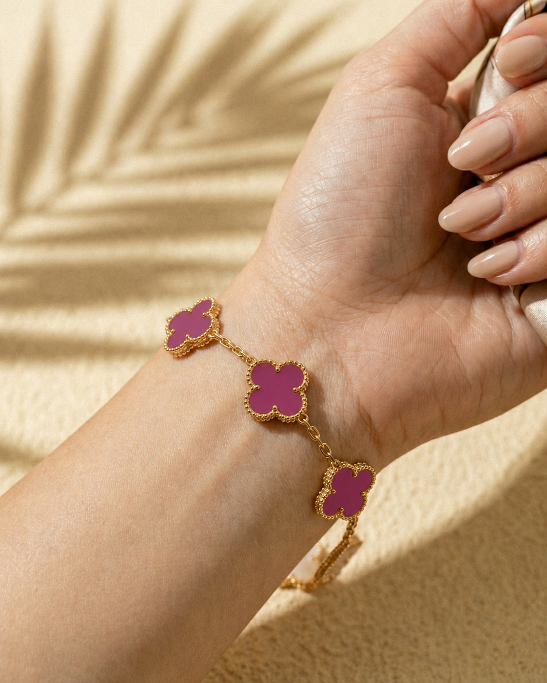 Bracelet Trèfle dore
